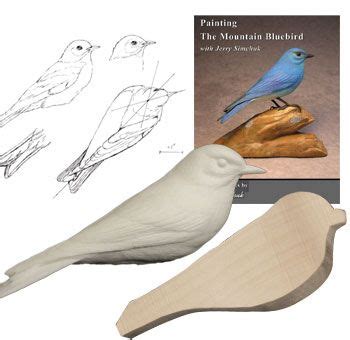 So I took some pictures and described the process. . Whittling bird template